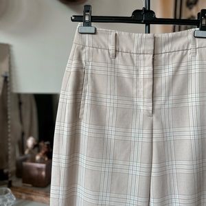 Wilfred Cropped Plaid Pant